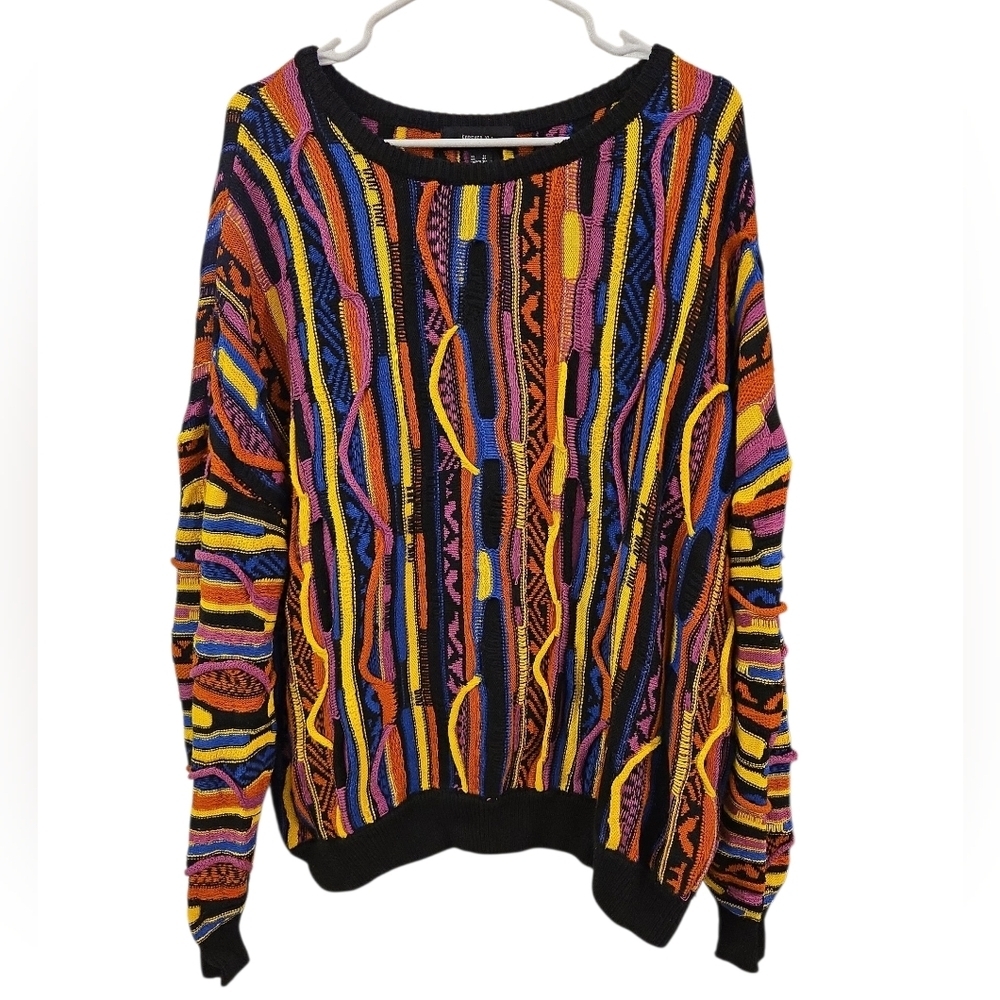 FOREVER 21 COOGI INSPIRED 90'S RETRO SWEATER. SIZE 3X.